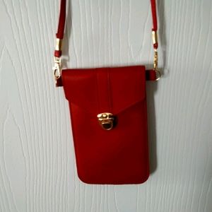 Touch screen cell phone crossover ladies bag